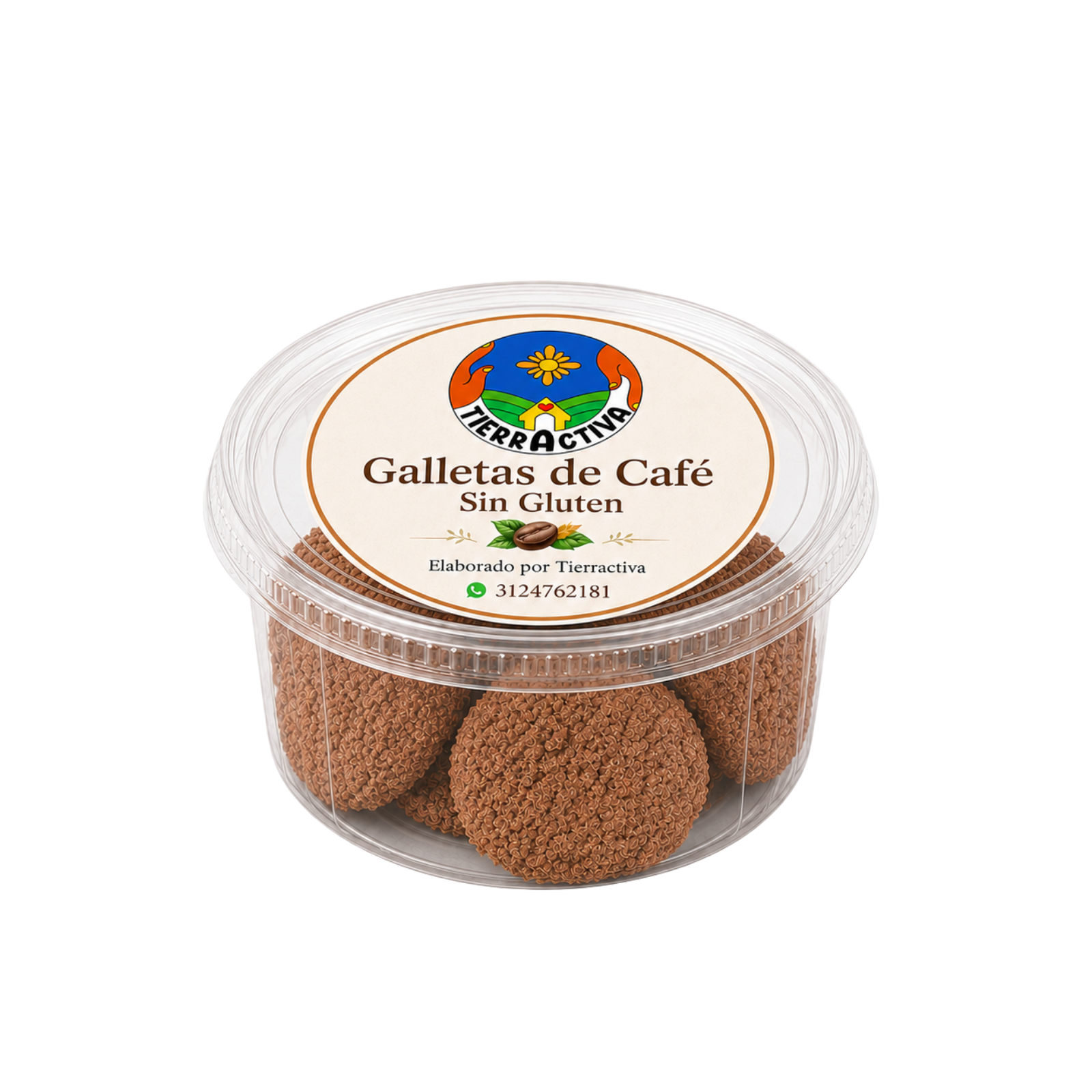 Galletas de café sin gluten