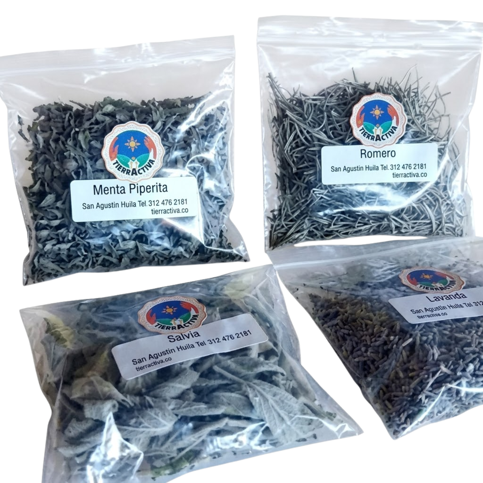 Plantas medicinales deshidratadas