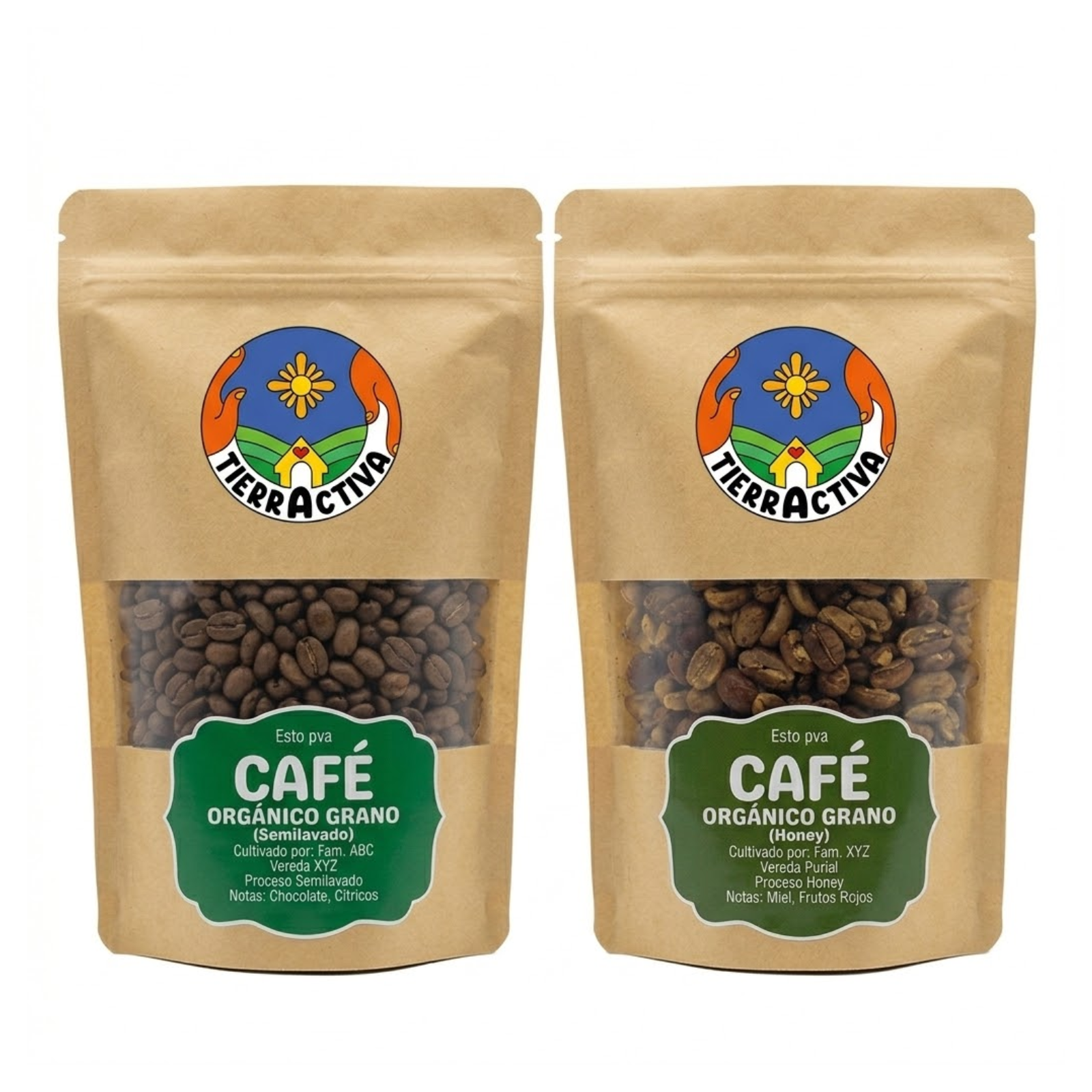 Café orgánico grano