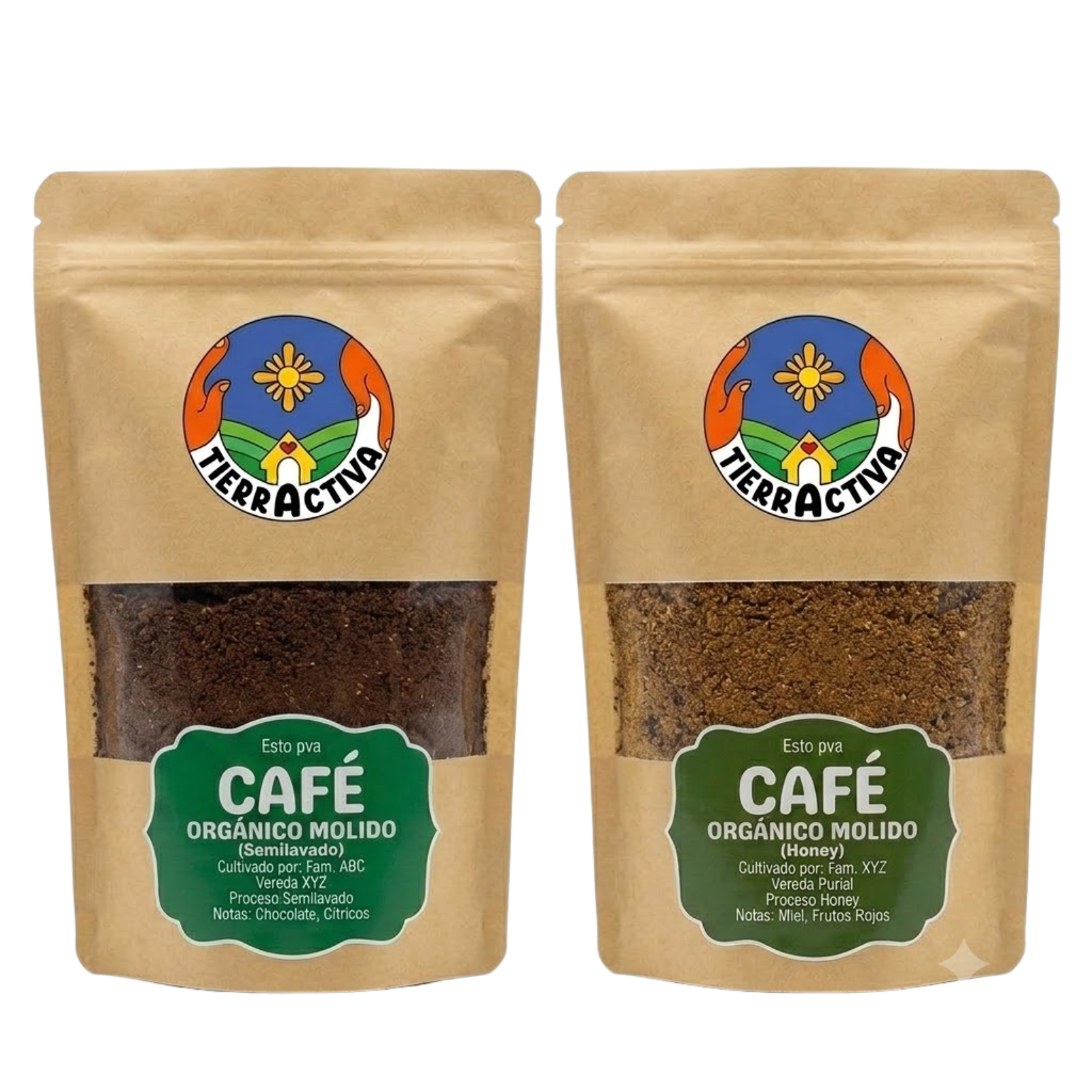 Café orgánico molido