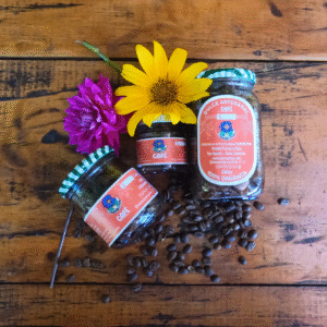 Dulce artesanal de cereza de café orgánico